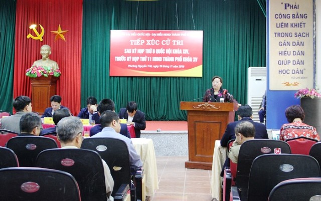 Chủ tịch Nguyễn Thị Bích Ngọc TXCT quận Hà Đông: Triển khai đề án chính quyền đô thị một cách thận trọng, đúng quy định 